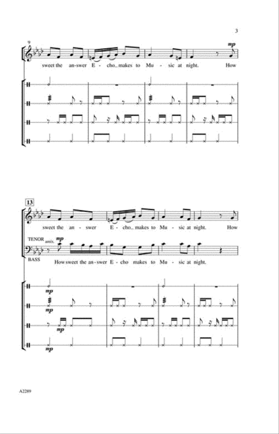 Music's Echo 4-Part scores gallery preview page 3