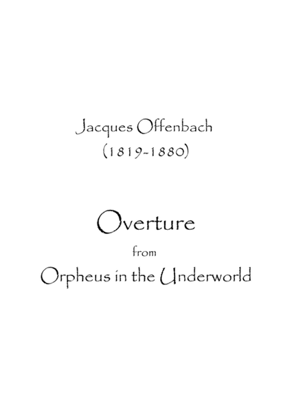 Overture from Orpheus in the Underworld image number null