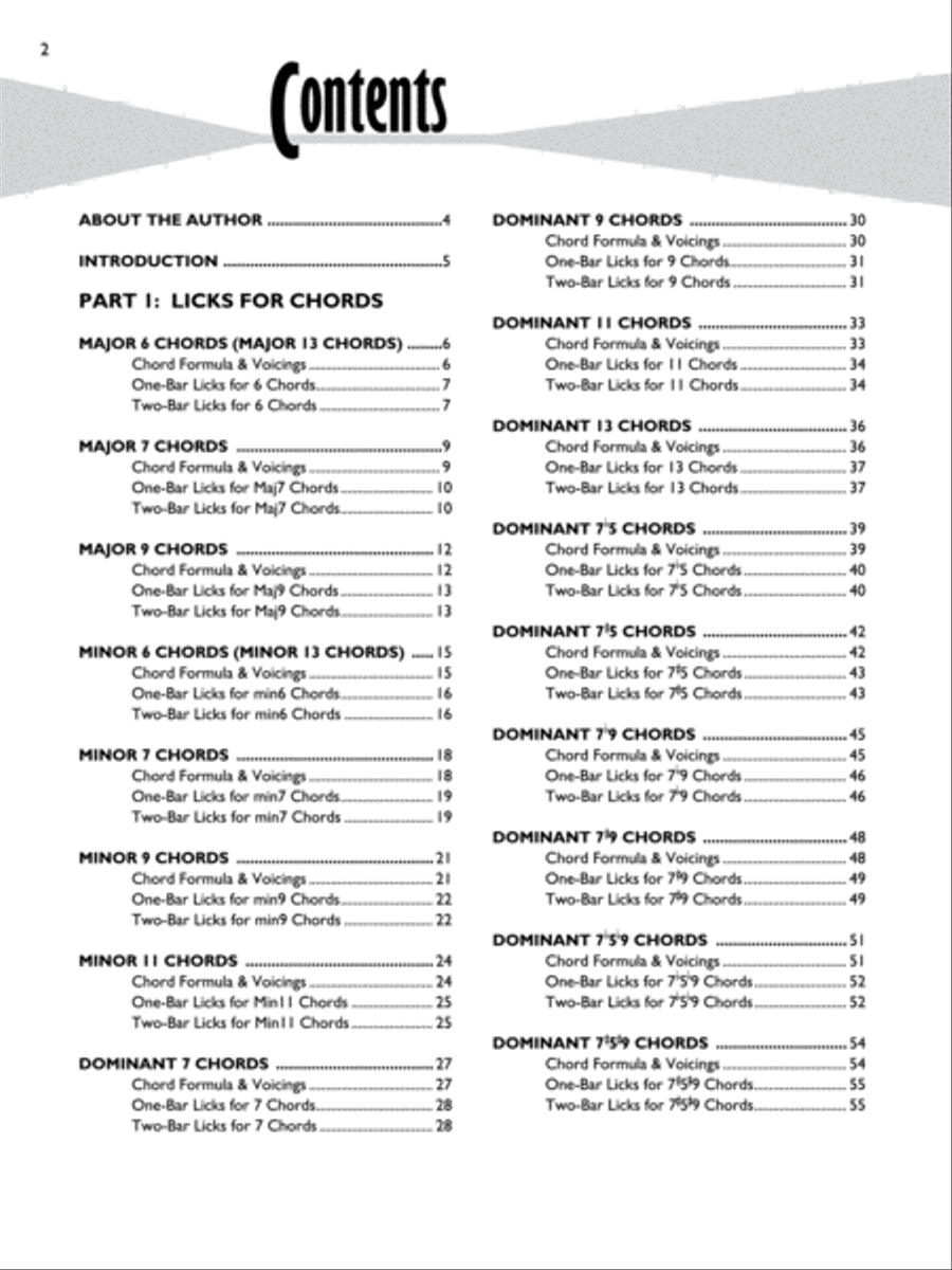 Jazz Licks Encyclopedia Electric Guitar scores gallery preview page 2