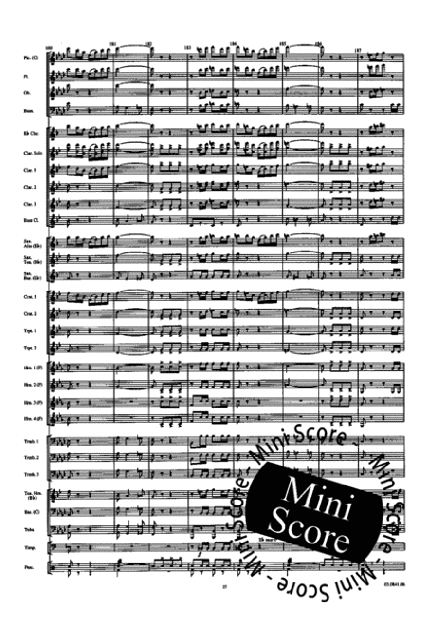 Die Fledermaus Concert Band scores gallery preview page 31