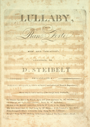 Book cover for Lullaby for the Piano Forte