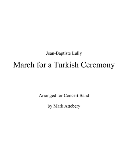 March for a Turkish Ceremony image number null