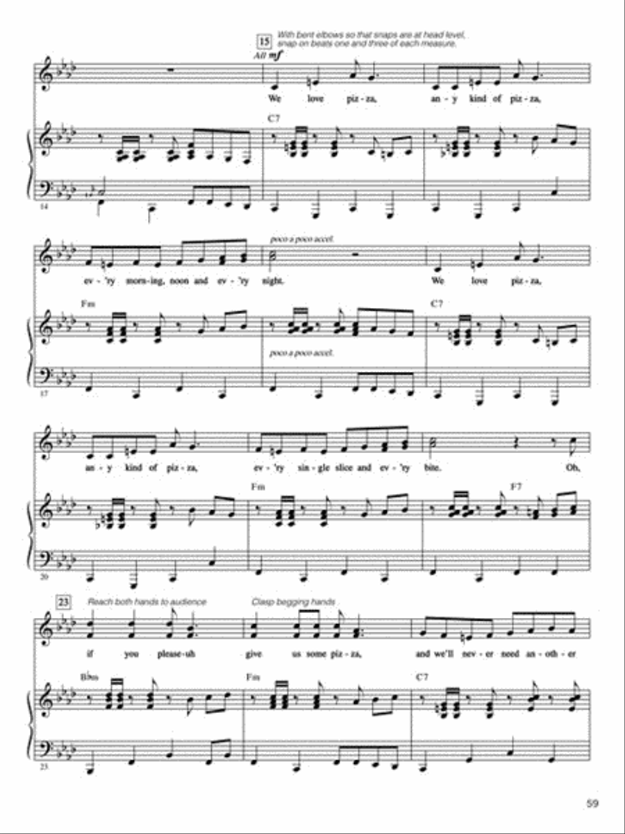 Let's Eat! Choir scores gallery preview page 6