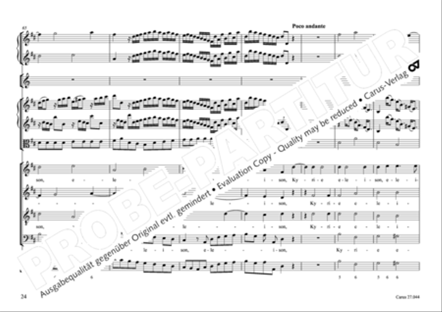 Messa per il Santissimo Natale 4-Part scores gallery preview page 15