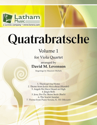 Quatrabratsche Vol 1 Arr Levenson 4Vla Sc/Pts