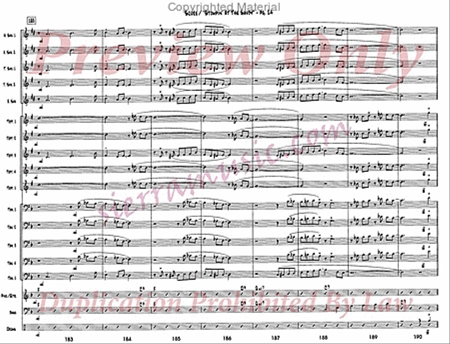 Stompin' At The Savoy Jazz Ensemble scores gallery preview page 25