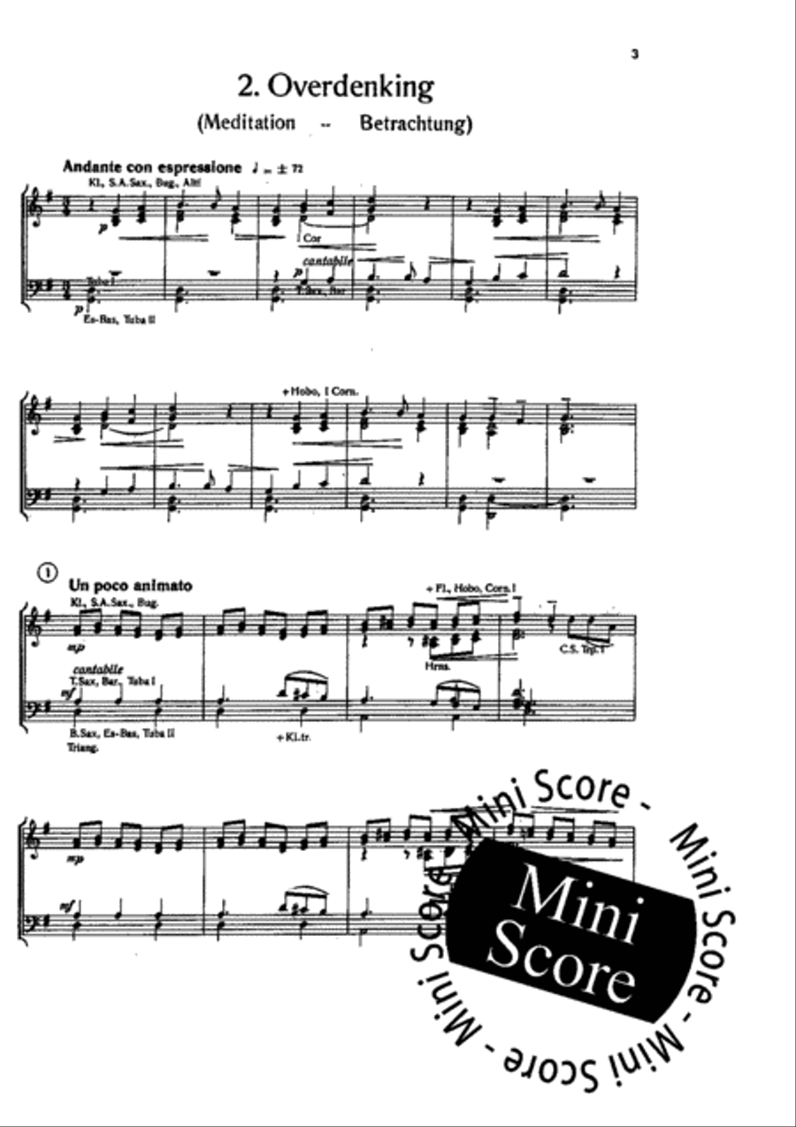 Suite op Oud Hollandse Motieven Concert Band scores gallery preview page 5