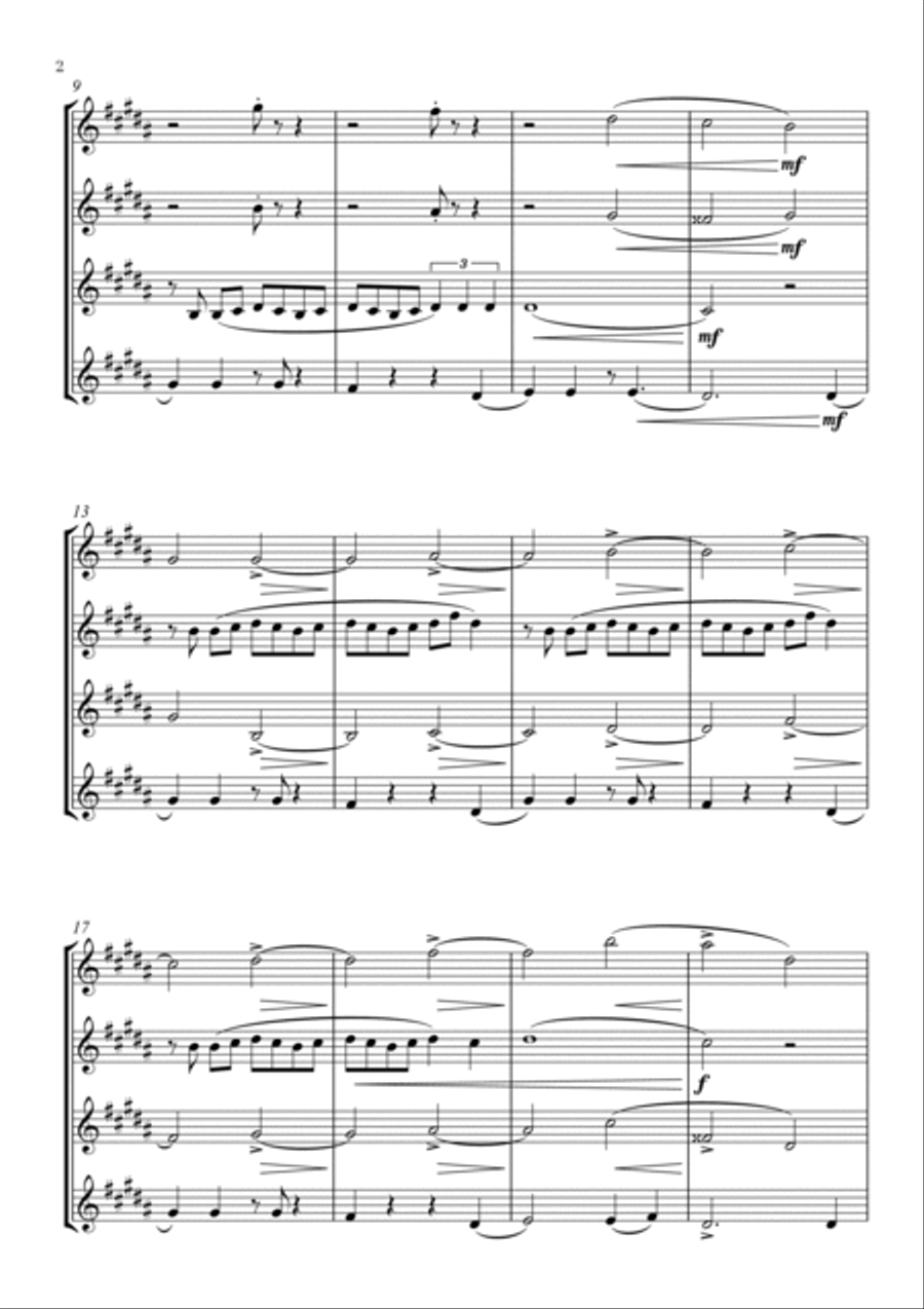 Good 4 U Woodwind Quartet scores gallery preview page 2