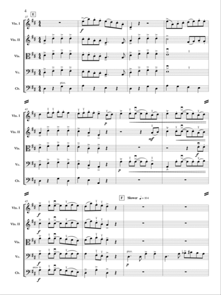 John Hardy Dances Orchestra scores gallery preview page 5