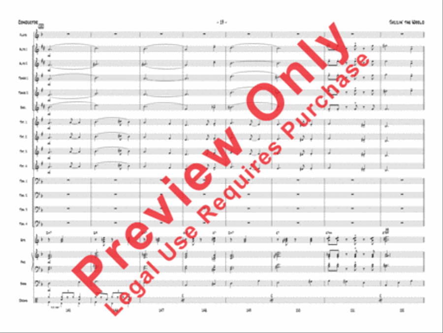 Jazzin' the World Jazz Ensemble scores gallery preview page 22