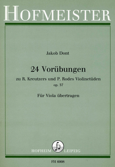 24 Vorubungen, op. 37
