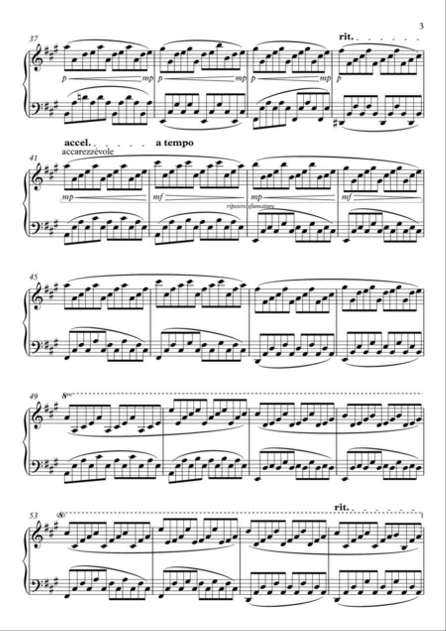 Azules Piano Solo scores gallery preview page 3