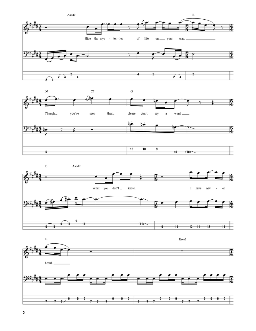 Starship Trooper Acoustic Guitar scores gallery preview page 2