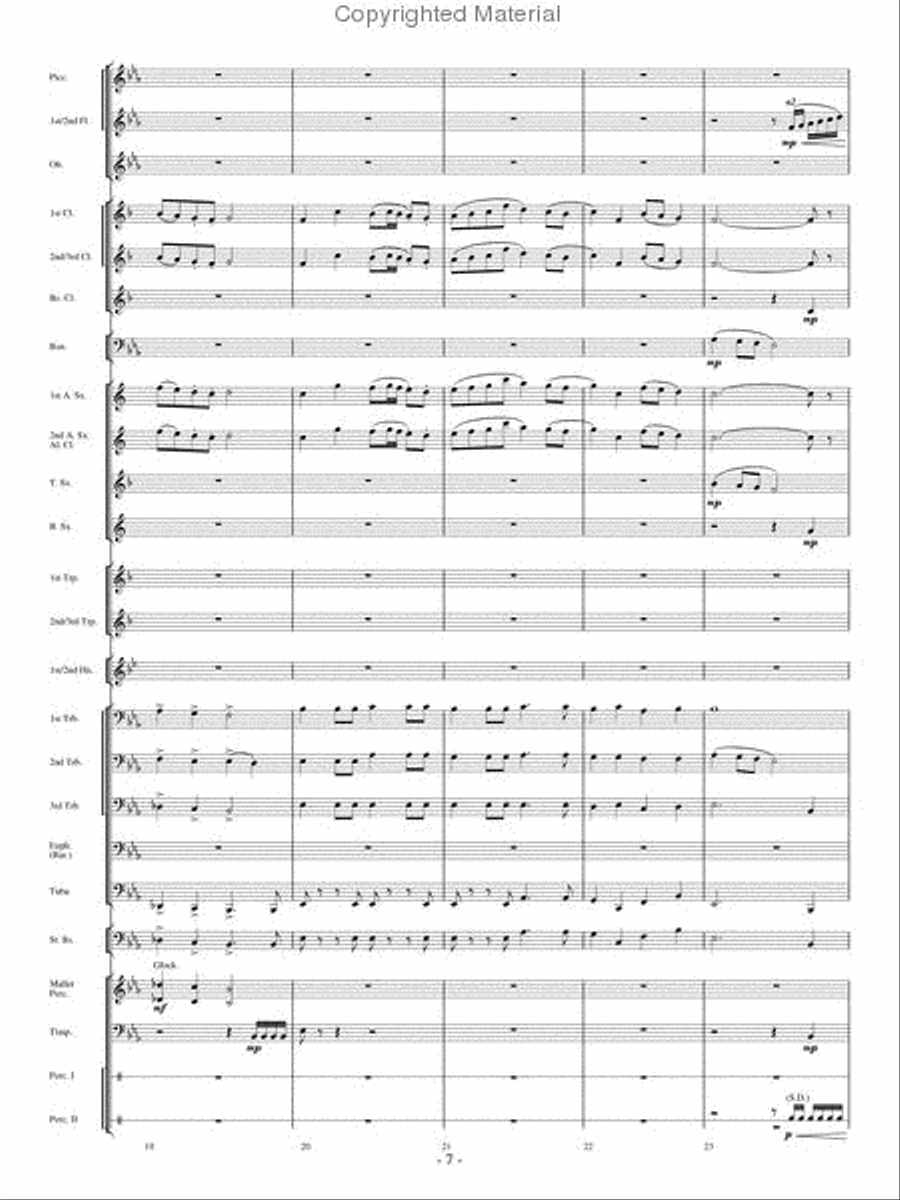 Where Eagles Soar Concert Band scores gallery preview page 6