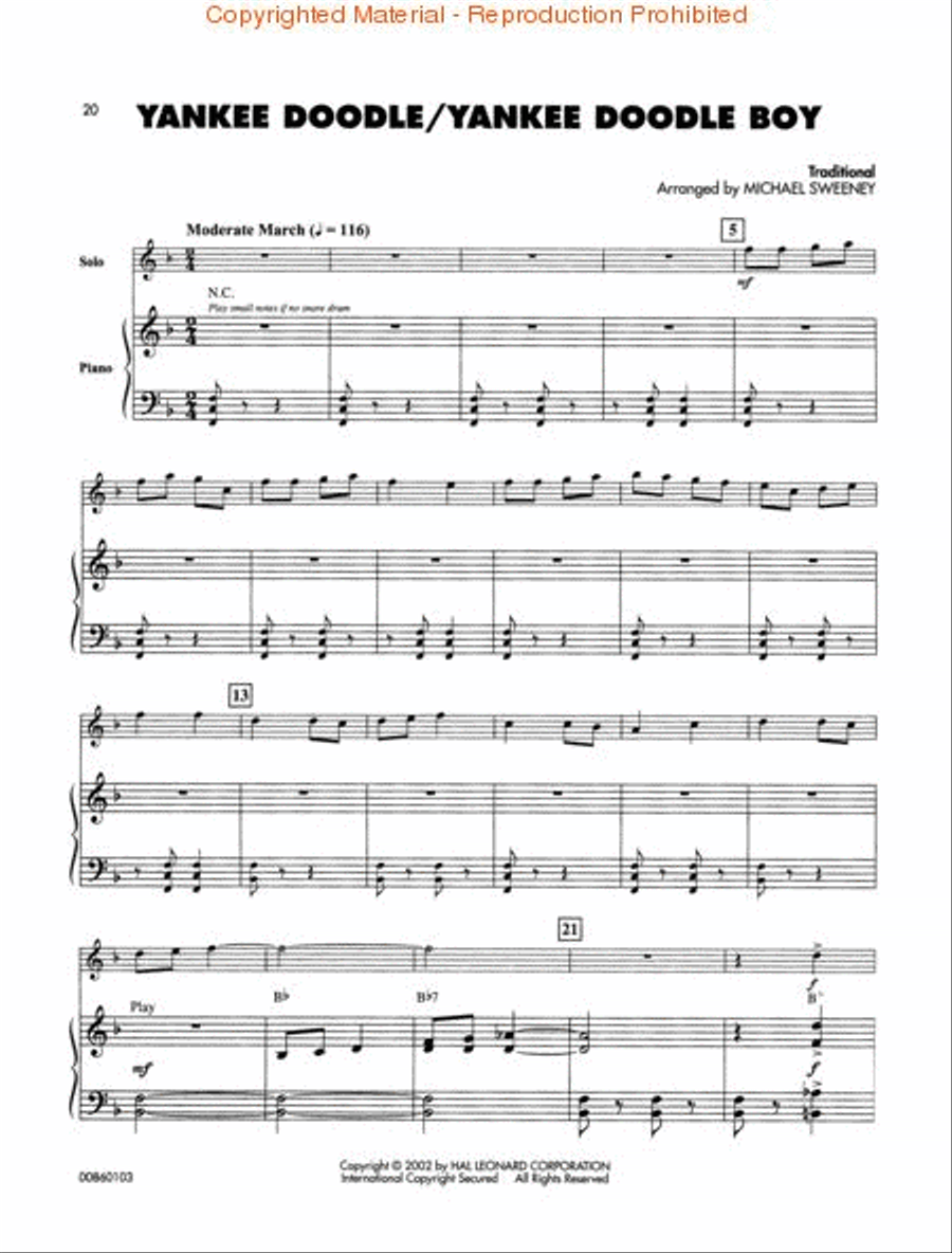Patriotic Favorites Concert Band Methods scores gallery preview page 4