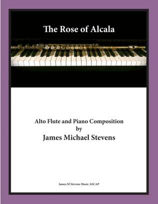 Book cover for The Rose of Alcala - Alto Flute & Piano