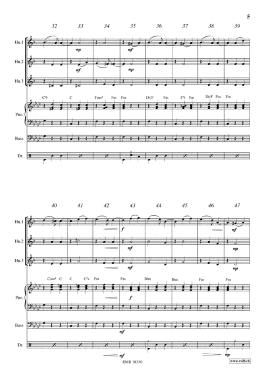 Les Yeux Noirs Horn scores gallery preview page 5