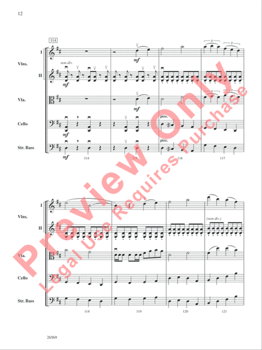 A Westward Journey and Jubilee String Orchestra scores gallery preview page 13