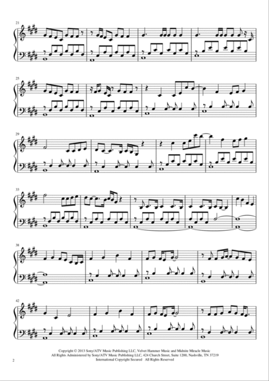 Counting Stars Harp scores gallery preview page 2