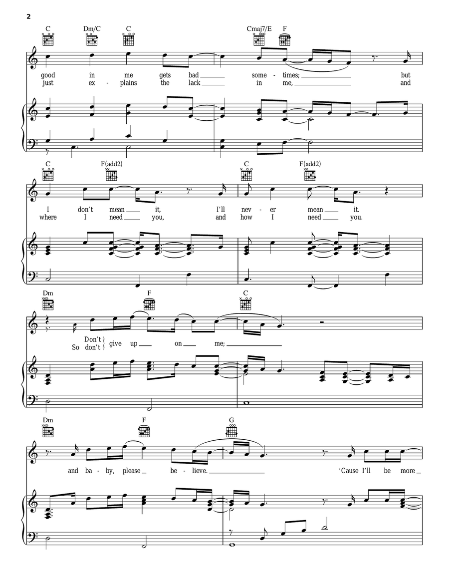 More Than A Man Acoustic Guitar scores gallery preview page 2