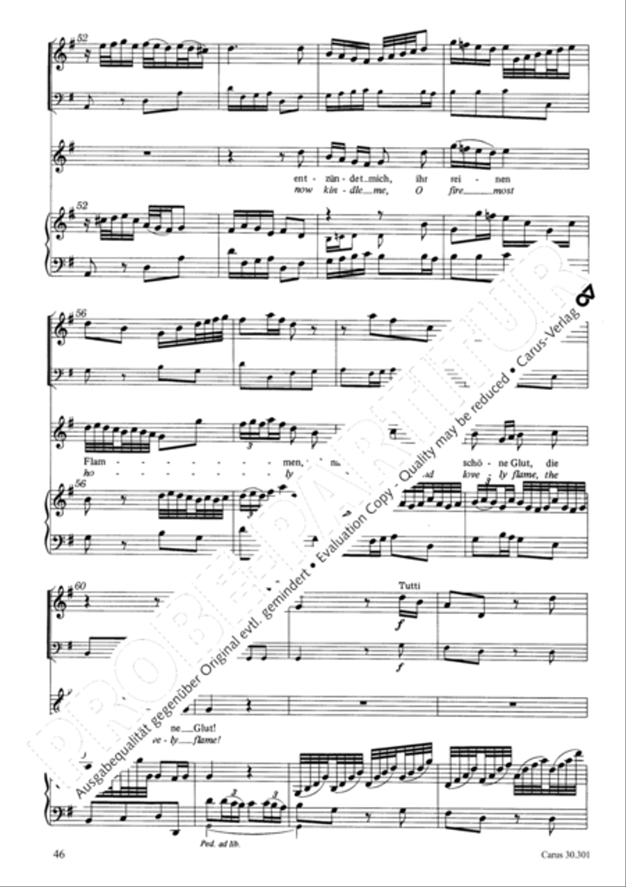 The love God bears us (Die Liebe Gottes ist ausgegossen) 4-Part scores gallery preview page 46