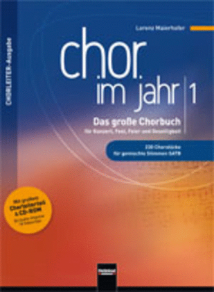 Book cover for Chor im Jahr 1 (SATB) ChorleiterAusgabe