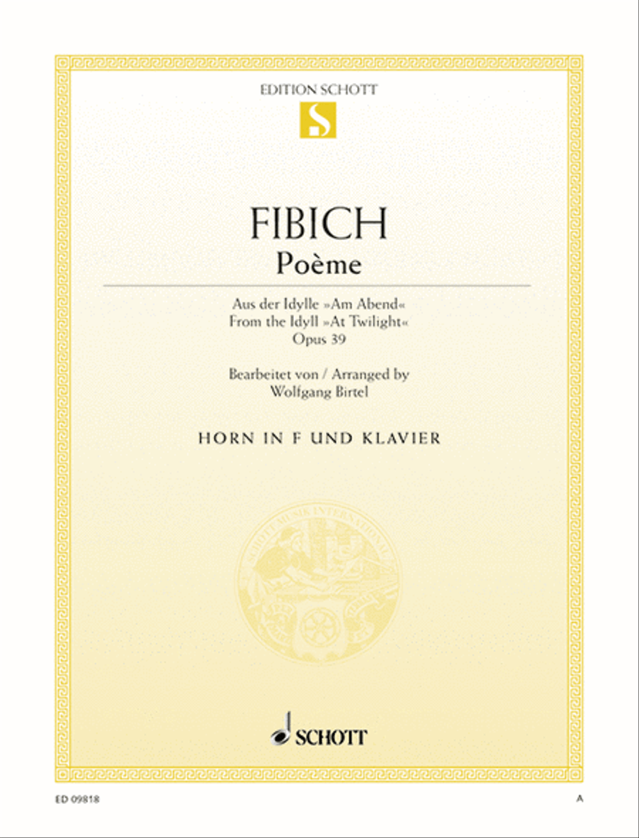Poème Piano Accompaniment scores gallery preview page 1