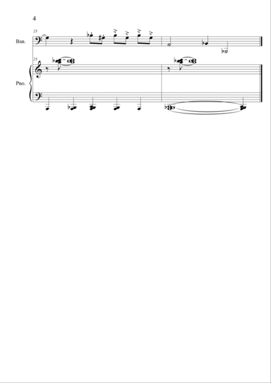 Colloquial Colors for solo bassoon and piano accompaniment Woodwind Duet scores gallery preview page 5