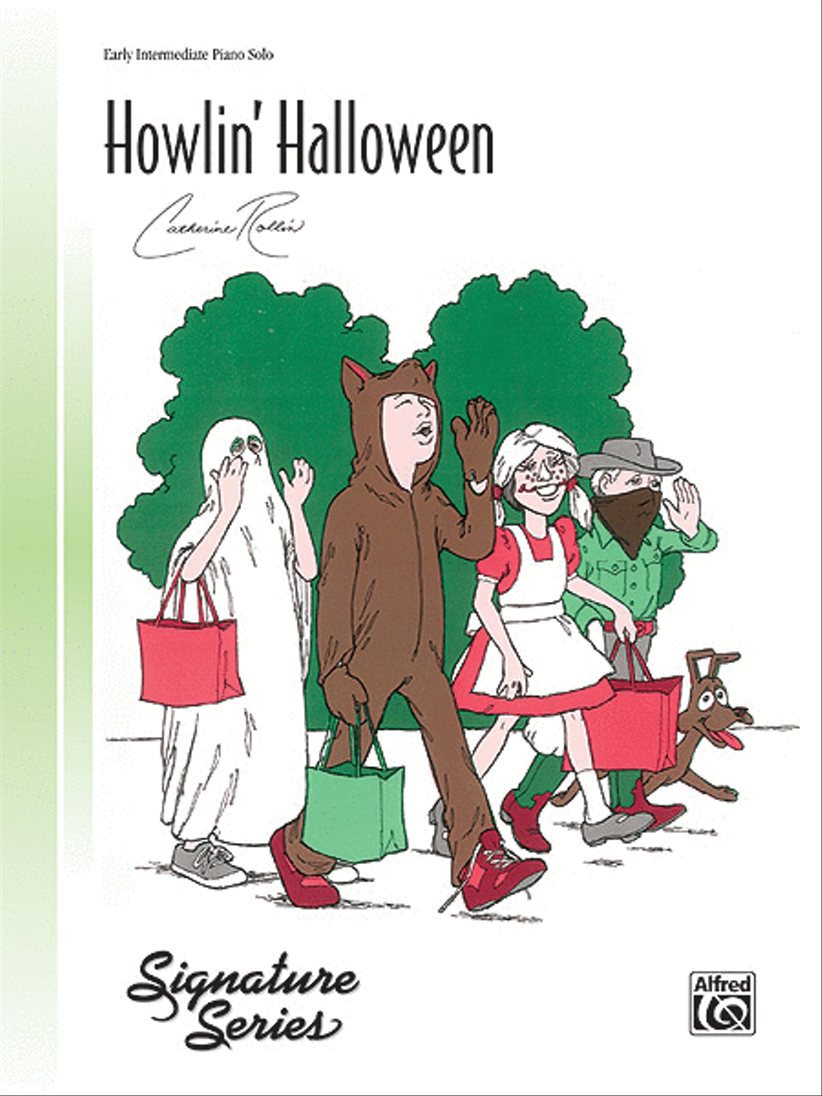 Howlin' Halloween Howlin' Halloween Piano Solo scores gallery preview page 1