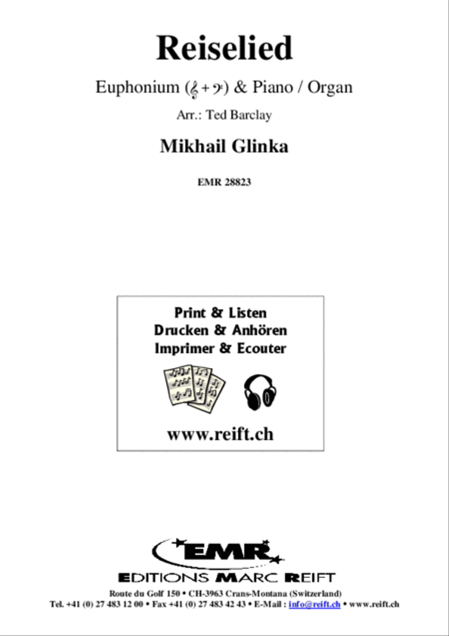Reiselied Euphonium scores gallery preview page 2
