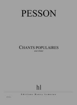 Book cover for Chants populaires