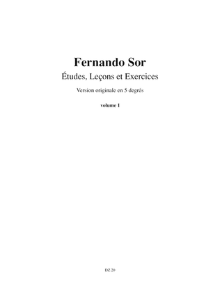 Book cover for Études, leçons et exercices, vol. 1
