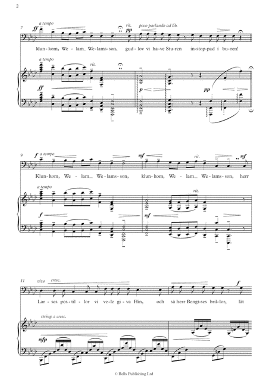 Kung Eriks visor Voice Solo scores gallery preview page 3