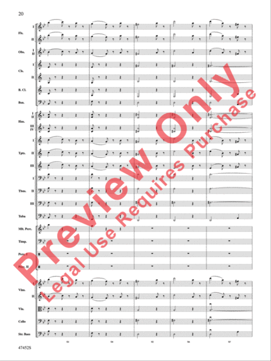 Fantastic Beasts: The Crimes of Grindelwald Full Orchestra scores gallery preview page 21