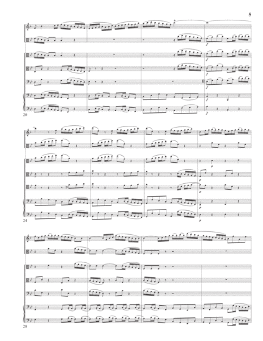 Concerto for English Horn and Viola in G Minor COMPLETE SET English Horn scores gallery preview page 5