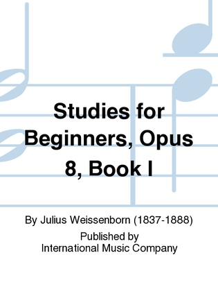 Studies For Beginners, Opus 8, Book I