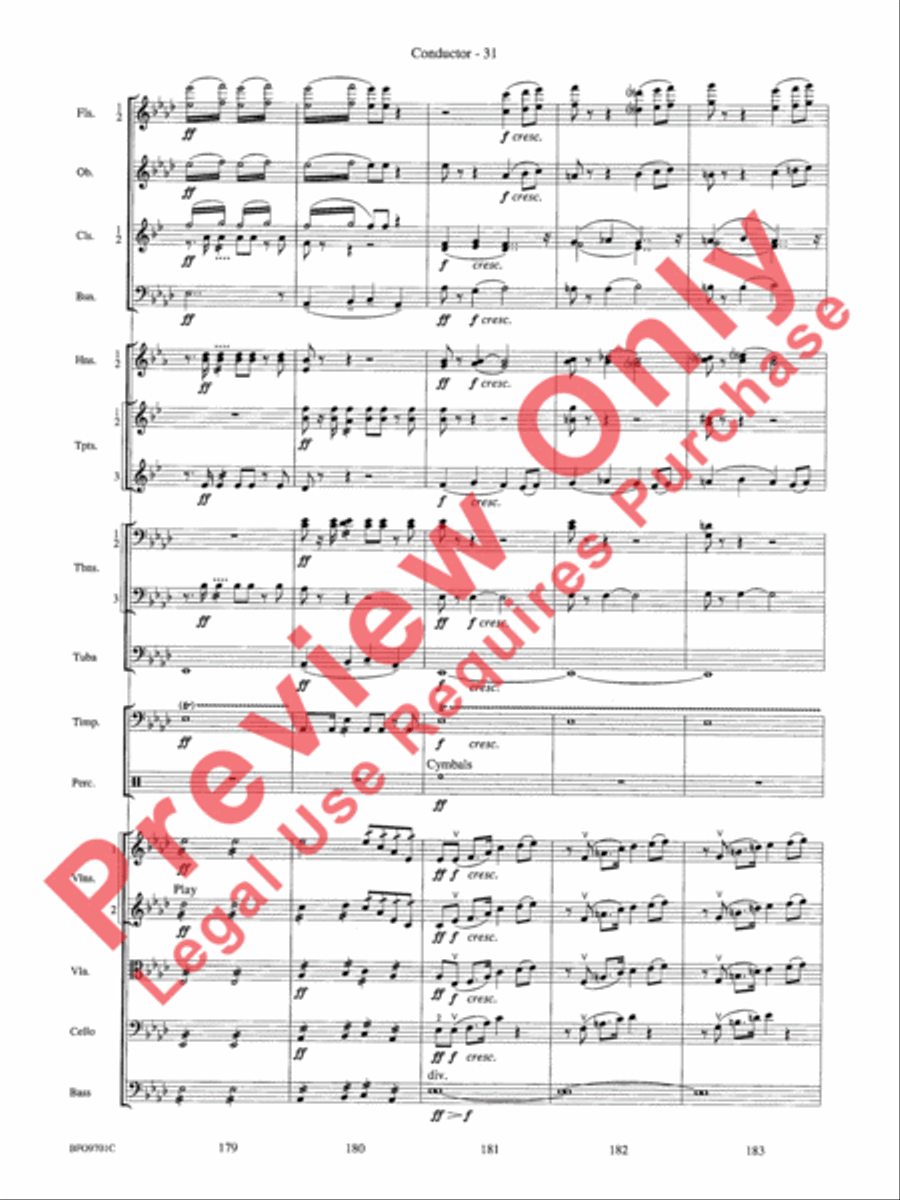 Finlandia Full Orchestra scores gallery preview page 34