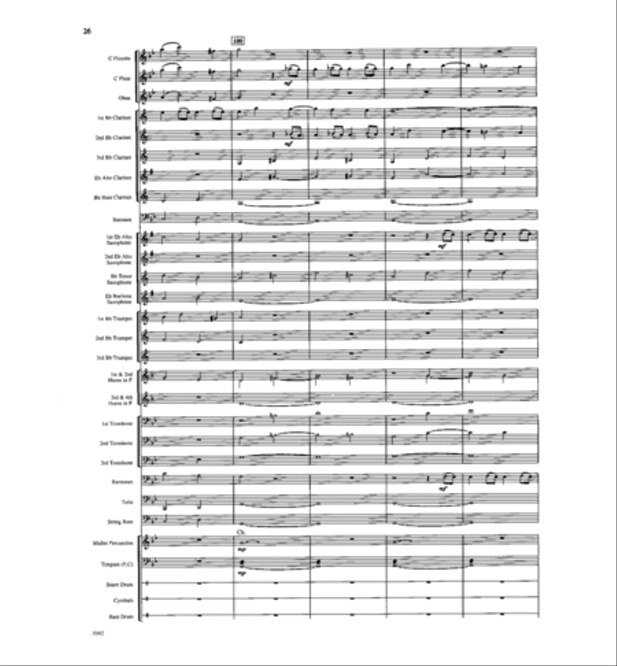 The Magic of Mozart Concert Band scores gallery preview page 26
