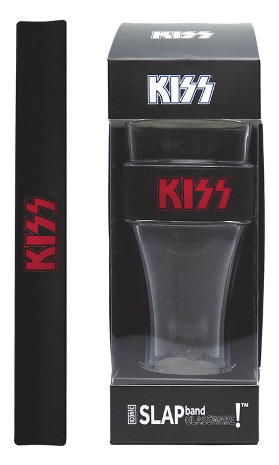 KISS Slap Band Single Pint Glassware