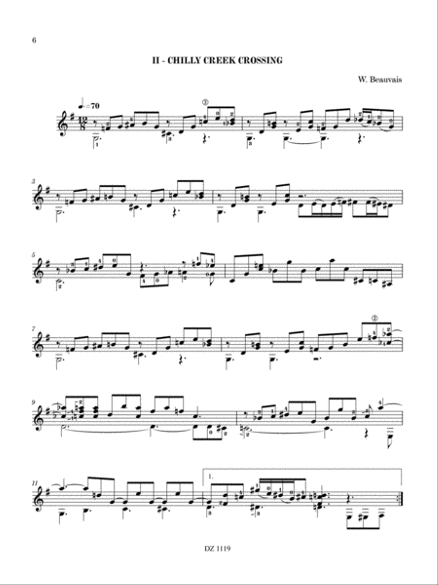 Blues Tempered Guitar Electric Guitar scores gallery preview page 6