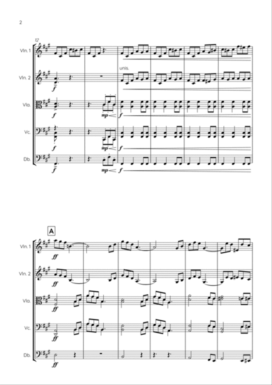 The Queen's Gambit String Orchestra scores gallery preview page 4