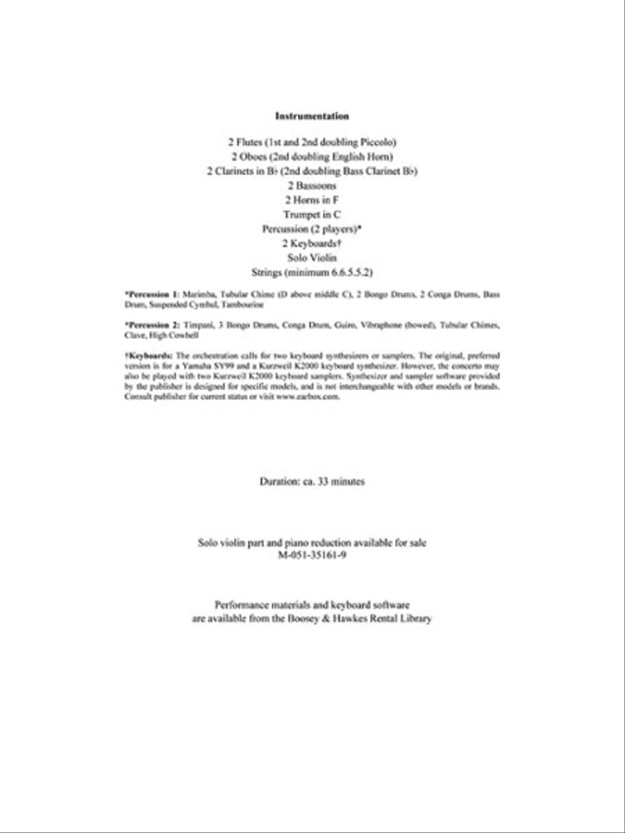 Violin Concerto Violin Concerto Orchestra scores gallery preview page 6
