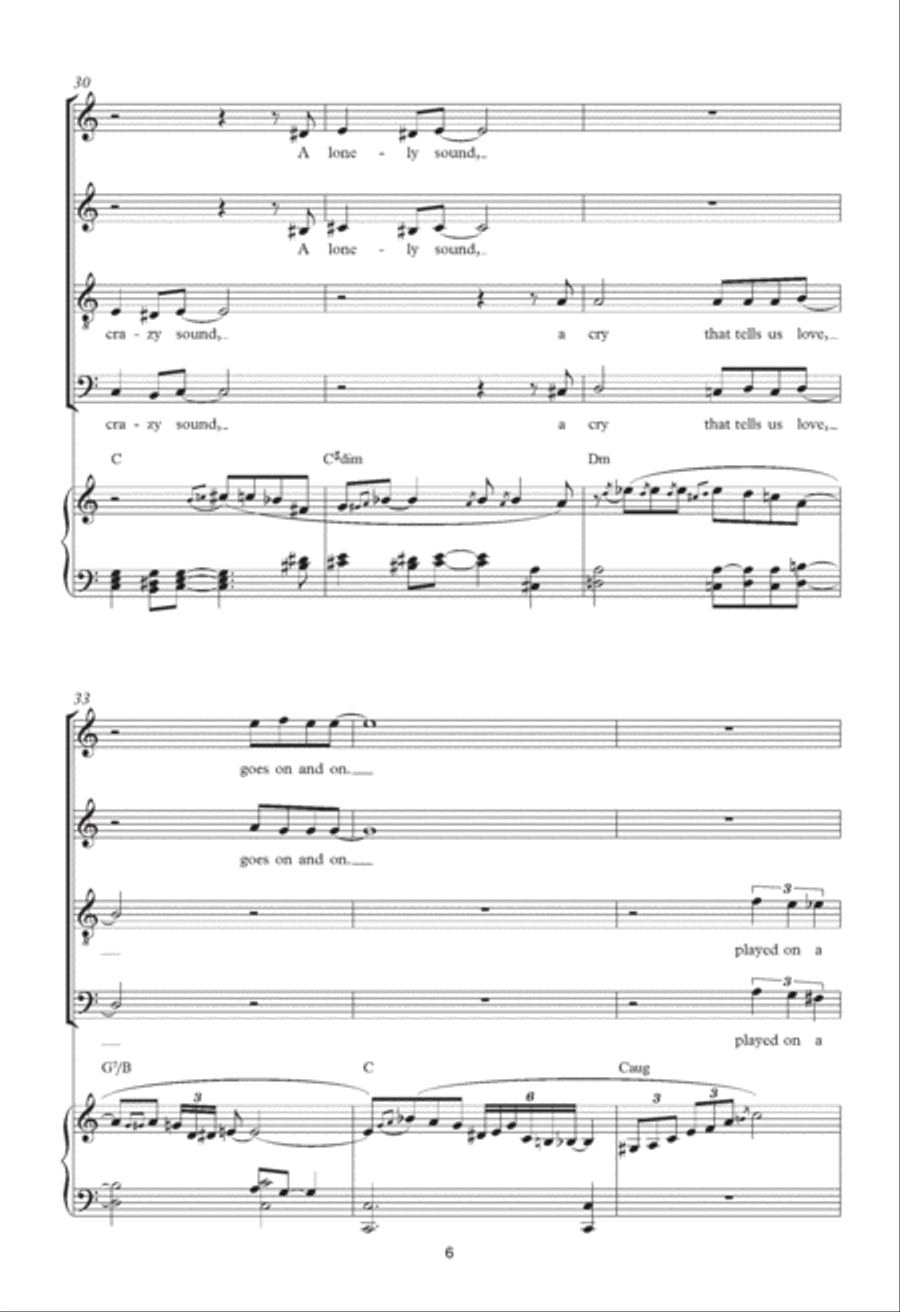 The Last Night Of The World (from Miss Saigon) (arr. Francis Shaw) 4-Part scores gallery preview page 6