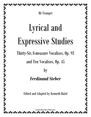 Book cover for Lyrical and Expressive Studies for Trumpet (Expanded Edition)