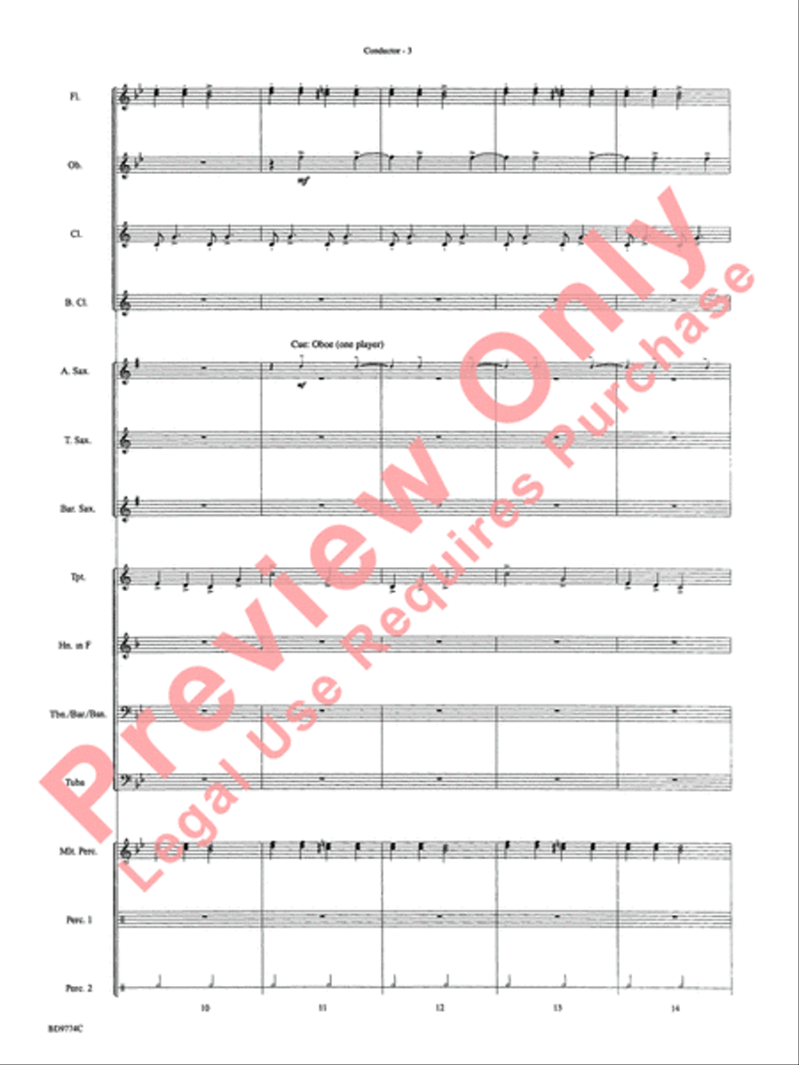 March of the Magical Toys Concert Band scores gallery preview page 6