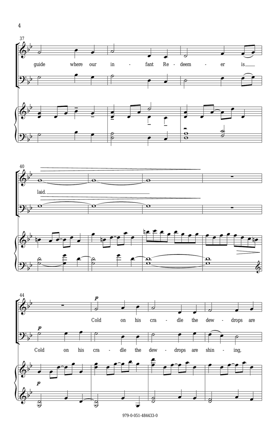 Brightest And Best 4-Part scores gallery preview page 4