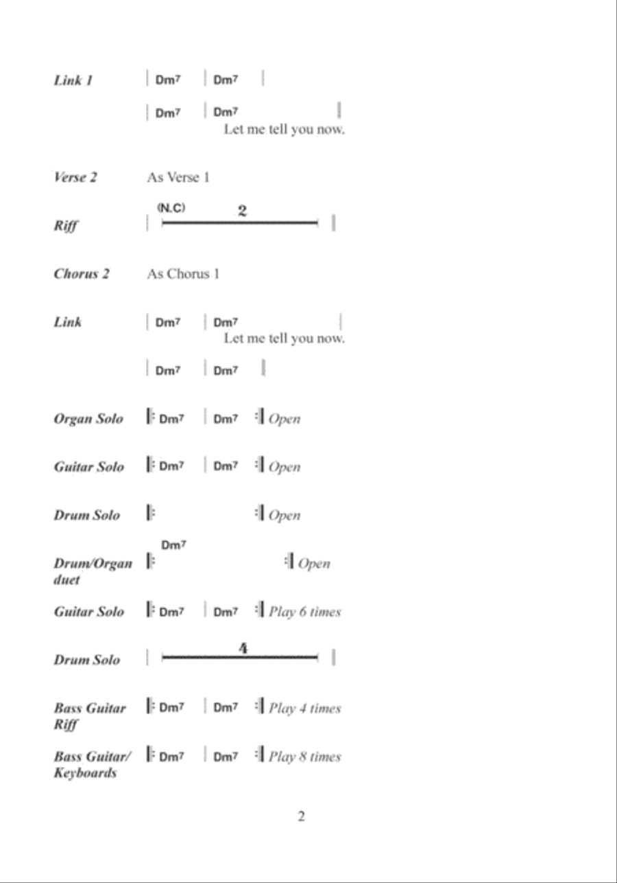 In-A-Gadda-Da-Vida Electric Guitar scores gallery preview page 2