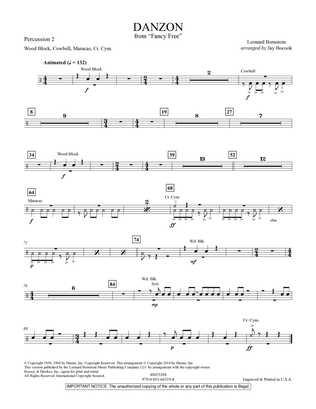 Danzon (from Fancy Free) - Percussion 2