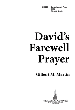 Book cover for David's Farewell Prayer