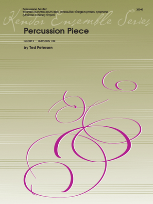 Book cover for Percussion Piece